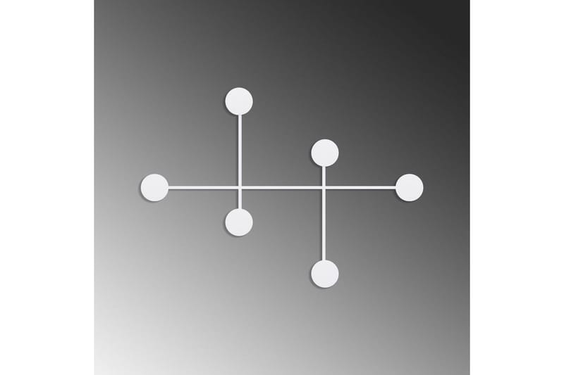 Metall Vegghook Inermis Hvit - Hvit - Oppbevaring - Kles oppbevaring - Kleshengere & knaggrekker - Knagger