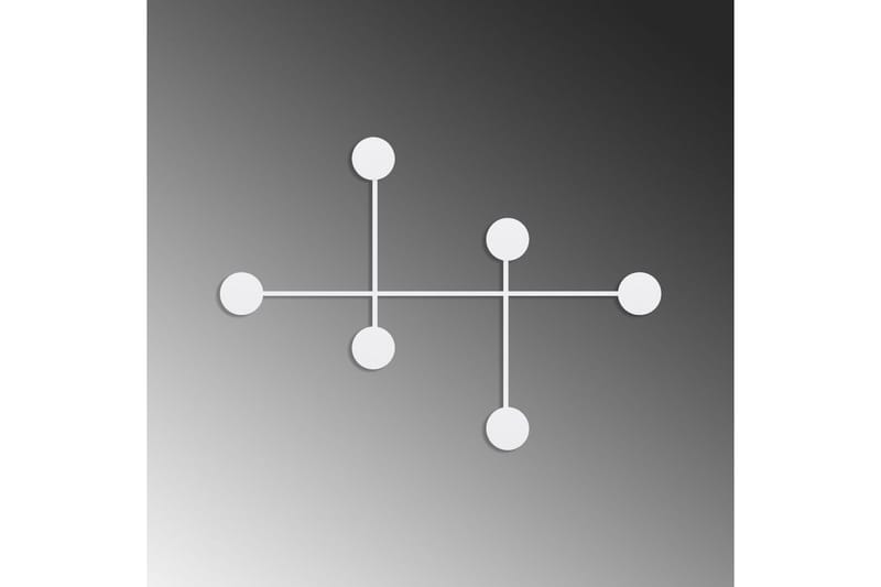 Metall Vegghook Inermis Hvit - Hvit - Oppbevaring - Kles oppbevaring - Kleshengere & knaggrekker - Knagger