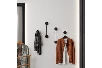 Metall Vegghook Inermis Svart - Svart - Oppbevaring - Kles oppbevaring - Kleshengere & knaggrekker - Knagger