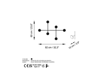 Metall Vegghook Inermis Svart - Svart - Oppbevaring - Kles oppbevaring - Kleshengere & knaggrekker - Knagger