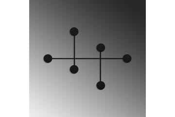 Metall Vegghook Inermis Svart - Svart - Oppbevaring - Kles oppbevaring - Kleshengere & knaggrekker - Knagger