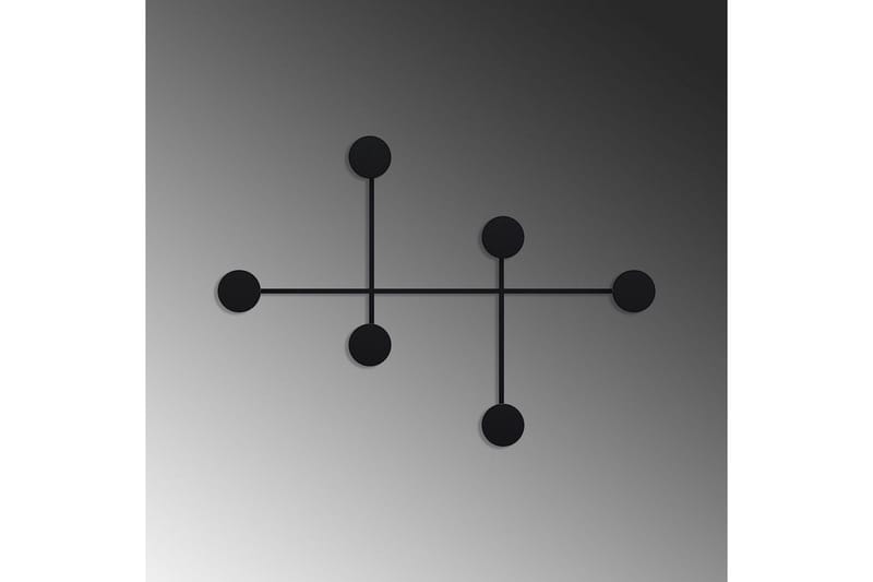 Metall Vegghook Inermis Svart - Svart - Oppbevaring - Kles oppbevaring - Kleshengere & knaggrekker - Knagger