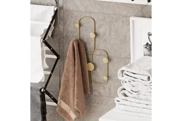 Metall Vegghook Marihøne Gull - Gull - Oppbevaring - Kles oppbevaring - Kleshengere & knaggrekker - Knagger