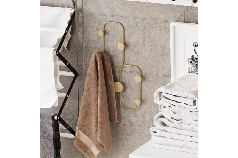 Metall Vegghook Marihøne Gull - Gull - Oppbevaring - Kles oppbevaring - Kleshengere & knaggrekker - Knagger