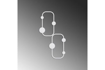 Metall Vegghook Marihøne Hvit - Hvit - Oppbevaring - Kles oppbevaring - Kleshengere & knaggrekker - Knagger