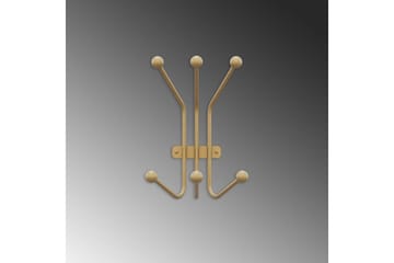 Metall Vegghook Maur Gull - Gull - Oppbevaring - Kles oppbevaring - Kleshengere & knaggrekker - Knagger