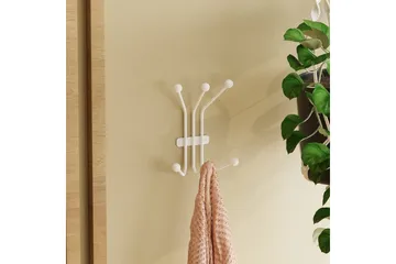 Metall Vegghook Maur Hvit - Hvit - Oppbevaring - Kles oppbevaring - Kleshengere & knaggrekker - Knagger