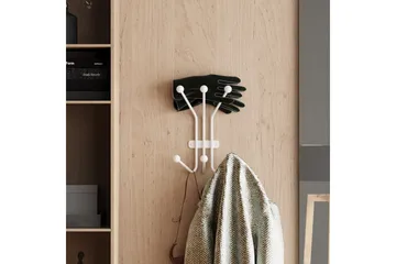 Metall Vegghook Maur Hvit - Hvit - Oppbevaring - Kles oppbevaring - Kleshengere & knaggrekker - Knagger