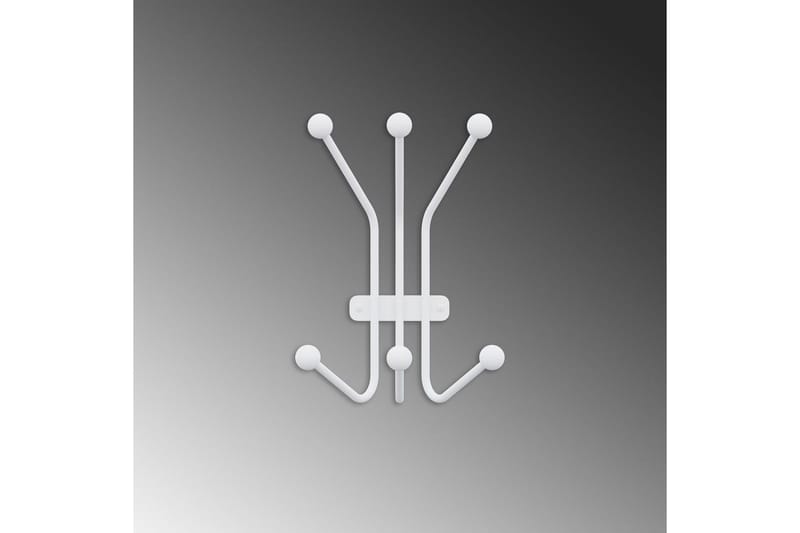 Metall Vegghook Maur Hvit - Hvit - Oppbevaring - Kles oppbevaring - Kleshengere & knaggrekker - Knagger