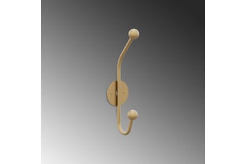 Metall Vegghook Neshorn Gull - Gull - Oppbevaring - Kles oppbevaring - Kleshengere & knaggrekker - Knagger