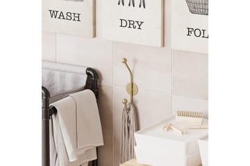 Metall Vegghook Neshorn Gull - Gull - Oppbevaring - Kles oppbevaring - Kleshengere & knaggrekker - Knagger