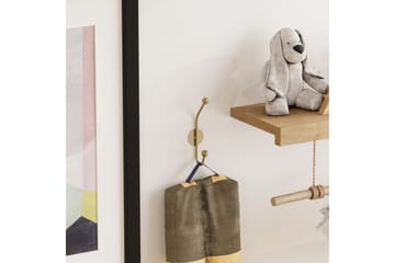 Metall Vegghook Neshorn Gull - Gull - Oppbevaring - Kles oppbevaring - Kleshengere & knaggrekker - Knagger