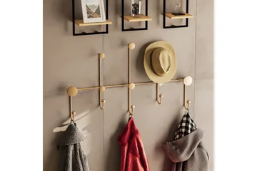 Metall Vegghook Ranjita Gull - Gull - Oppbevaring - Kles oppbevaring - Kleshengere & knaggrekker - Knagger