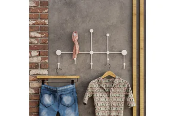 Metall Vegghook Ranjita Hvit - Hvit - Oppbevaring - Kles oppbevaring - Kleshengere & knaggrekker - Knagger