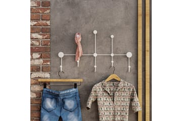 Metall Vegghook Ranjita Hvit - Hvit - Oppbevaring - Kles oppbevaring - Kleshengere & knaggrekker - Knagger