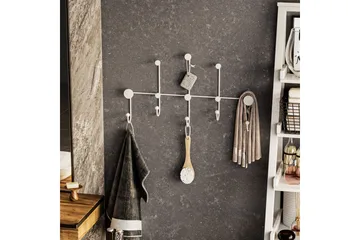 Metall Vegghook Ranjita Hvit - Hvit - Oppbevaring - Kles oppbevaring - Kleshengere & knaggrekker - Knagger