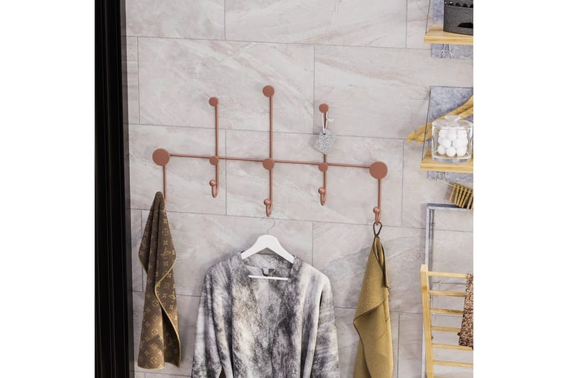 Metall Vegghook Ranjita Kobber - Kobber - Oppbevaring - Kles oppbevaring - Kleshengere & knaggrekker - Knagger