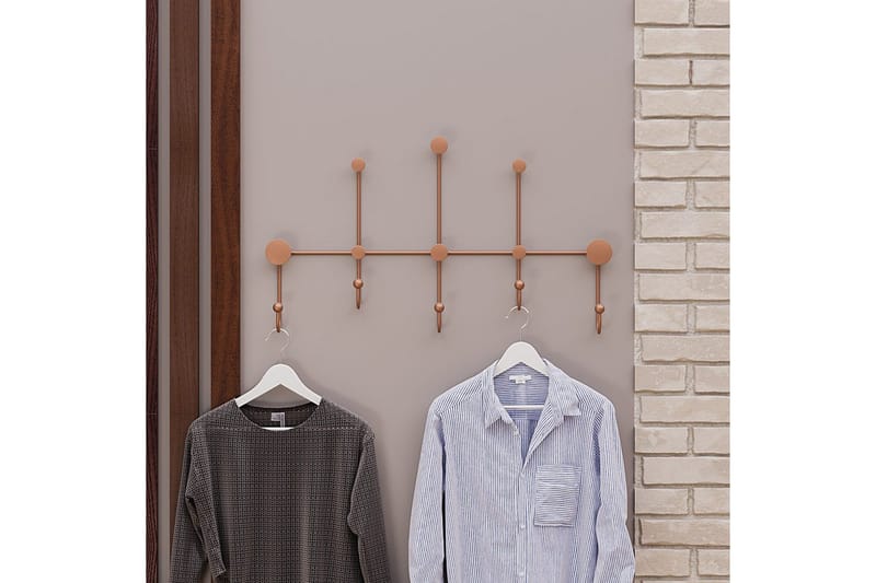 Metall Vegghook Ranjita Kobber - Kobber - Oppbevaring - Kles oppbevaring - Kleshengere & knaggrekker - Knagger