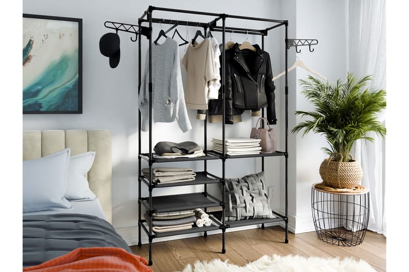 Oasis Klesstativ - Svart - Oppbevaring - Kles oppbevaring - Kleshengere & knaggrekker - Klestativ