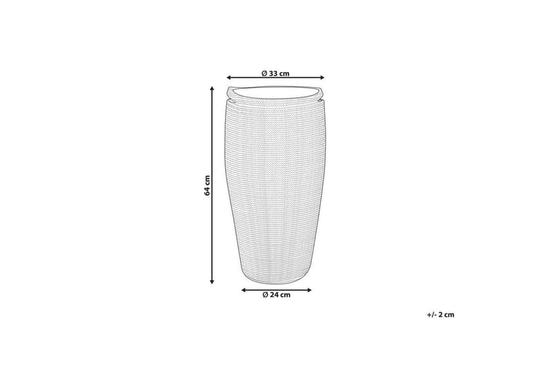 Kurv Arrah Hvit, Svart - Hvit, Svart - Oppbevaring - Kles oppbevaring - Skittentøyskurv