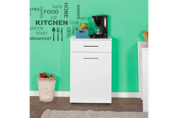 Byrå Vit högglans - Oppbevaring - Kles oppbevaring - Skittentøyskurv