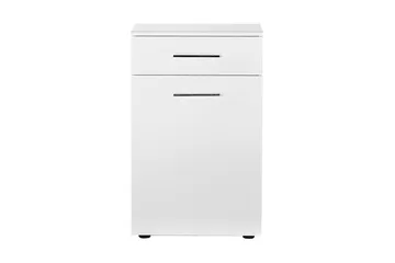 Byrå Vit högglans - Oppbevaring - Kles oppbevaring - Skittentøyskurv