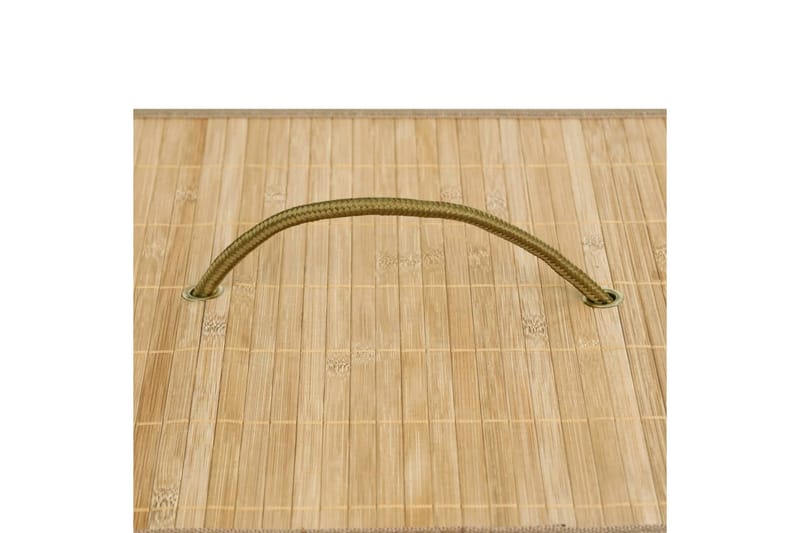 Skittentøyskurv bambus 100 L - Brun - Skittentøyskurv