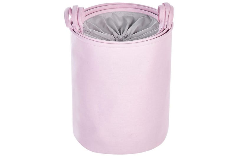 Vaskekurver Archa sett med 3 Rosa/grå - Rosa/grå - Oppbevaring - Kles oppbevaring - Skittentøyskurv