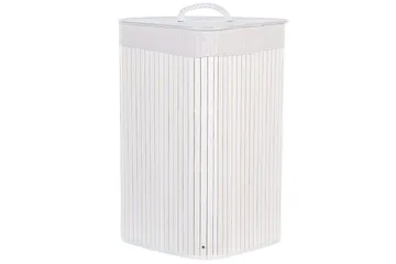 Vaskekurver Matara Hvit - Hvit - Oppbevaring - Kles oppbevaring - Skittentøyskurv