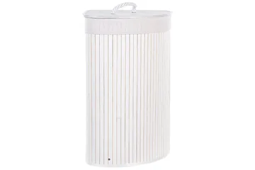 Vaskekurver Matara Hvit - Hvit - Oppbevaring - Kles oppbevaring - Skittentøyskurv