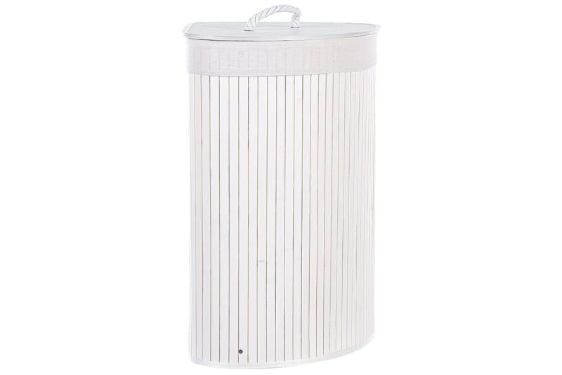Vaskekurver Matara Hvit - Hvit - Oppbevaring - Kles oppbevaring - Skittentøyskurv