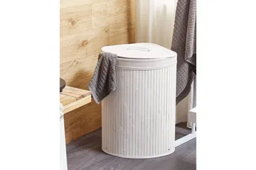 Vaskekurver Matara Hvit - Hvit - Oppbevaring - Kles oppbevaring - Skittentøyskurv