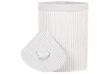 Vaskekurver Matara Hvit - Hvit - Oppbevaring - Kles oppbevaring - Skittentøyskurv