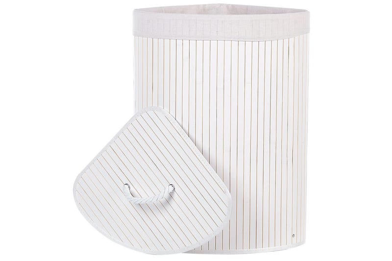 Vaskekurver Matara Hvit - Hvit - Oppbevaring - Kles oppbevaring - Skittentøyskurv