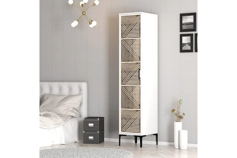 Kumsal Garderobe 40x47,5 cm - Hvit - Oppbevaring - Garderober & garderobesystem