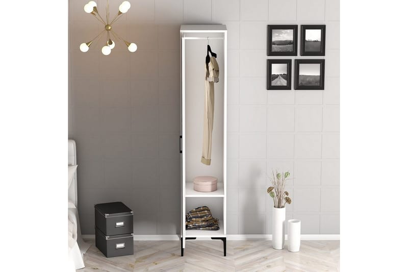 Kumsal Garderobe 40x47,5 cm - Hvit - Oppbevaring - Garderober & garderobesystem