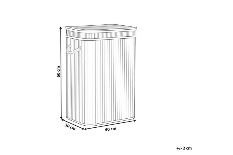 Kurv Kalutara Hvit - Hvit - Oppbevaring - Oppbevaring til baderom