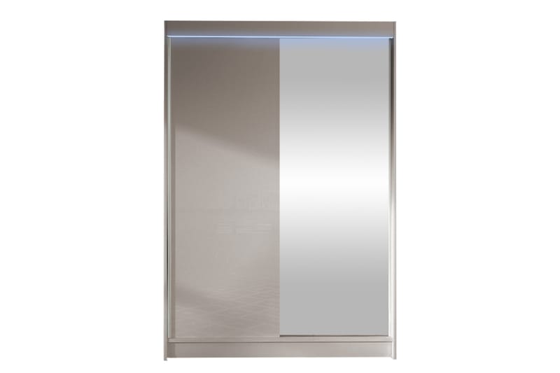 Liverpool Garderobe Med Speil 120x200 cm - Beige - Oppbevaring - Garderober & garderobesystem