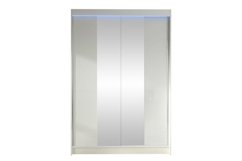 Liverpool Garderobe Med Speil 120x200 cm - Grå - Oppbevaring - Garderober & garderobesystem