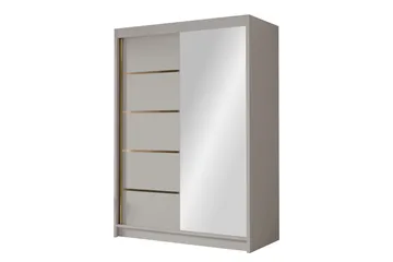 Lungos Garderobe med Speil 120x200 cm