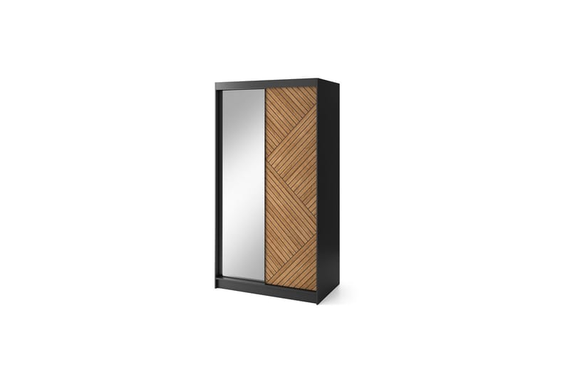 Marrphy Garderobe med Speil 120x220 cm, Brun