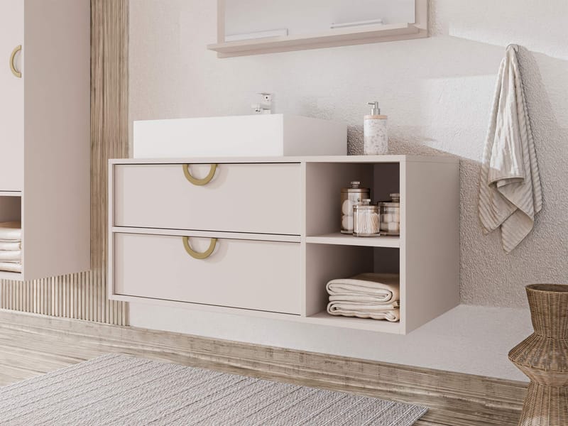 Merlinor baderomskommode - Beige - Oppbevaring - Oppbevaring til baderom