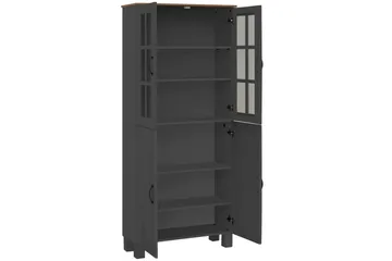 Alby Høyskap til Bad 130x75x30 cm - Grå - Oppbevaring - Oppbevaring til baderom - Veggskap & høyskap