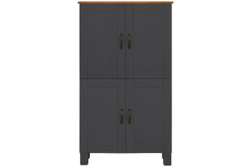 Alby Høyskap til Bad 130x75x30 cm - Grå - Oppbevaring - Oppbevaring til baderom - Veggskap & høyskap