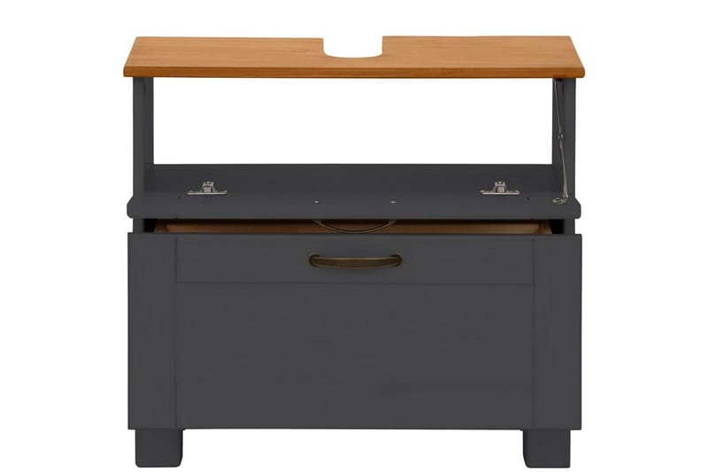 Alby Servantskap 60 cm - Grå - Oppbevaring - Oppbevaring til baderom - Servantskap & kommode