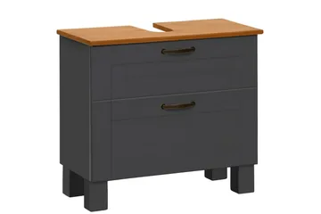 Alby Servantskap 60 cm - Grå - Oppbevaring - Oppbevaring til baderom - Servantskap & kommode