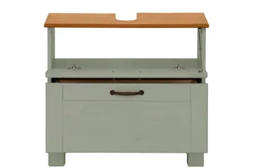 Alby Servantskap 60 cm - Grønn - Oppbevaring - Oppbevaring til baderom - Servantskap & kommode