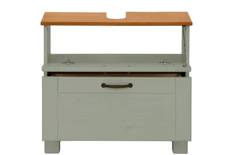 Alby Servantskap 60 cm - Grønn - Oppbevaring - Oppbevaring til baderom - Servantskap & kommode