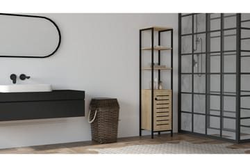 Andifli Baderomsoppbevaring 38x162,2 cm - Blå - Oppbevaring - Oppbevaring til baderom