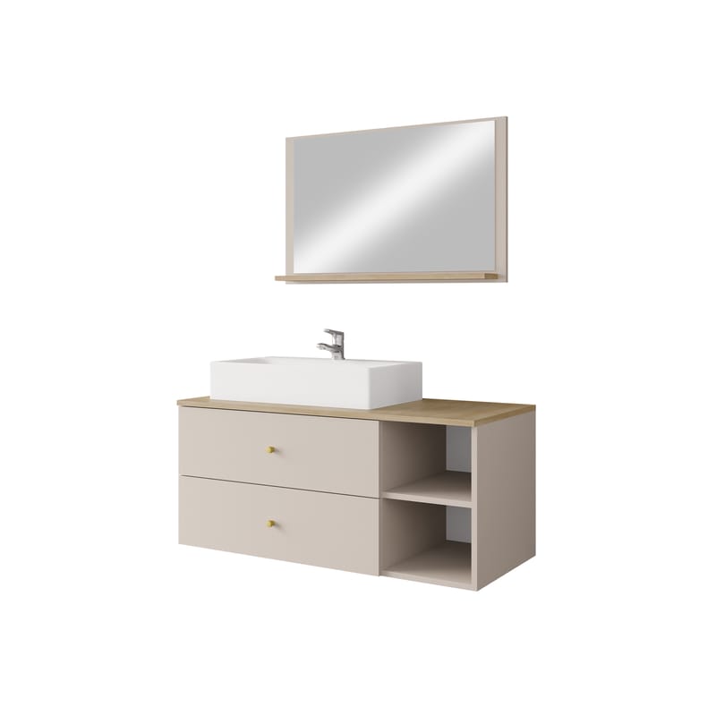 Askersund Baderomsmøbelsett, Beige